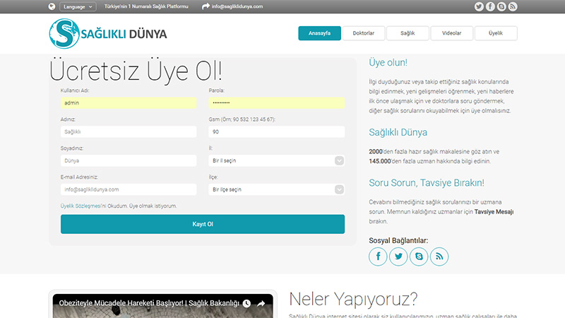 Sağlıklı Dünya