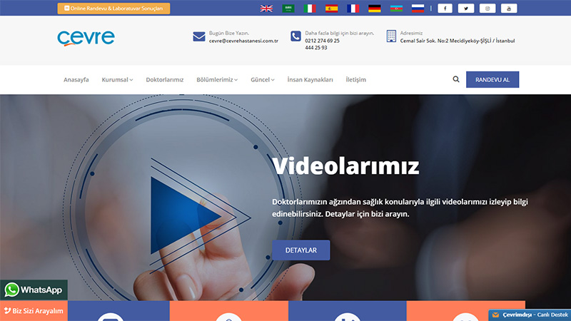 Çevre Hastanesi Anasayfa